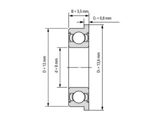 BEARING-MF128ZZ